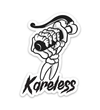 Kareless Twist Wrist Skeleton Sticker